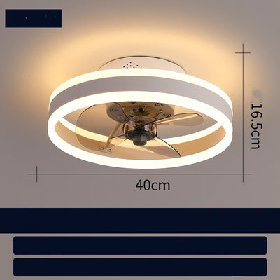 Modern Simple Light Luxury Fan Lamp