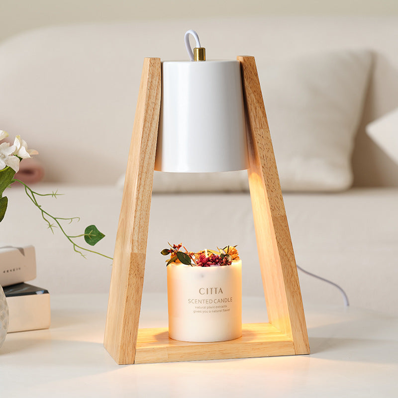 Japanese Style Log Fusion Candle Lamp Ins