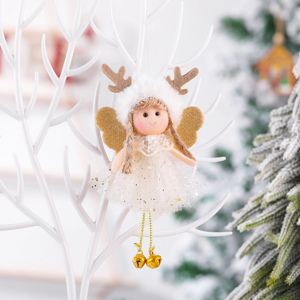 Antler Angel Charm