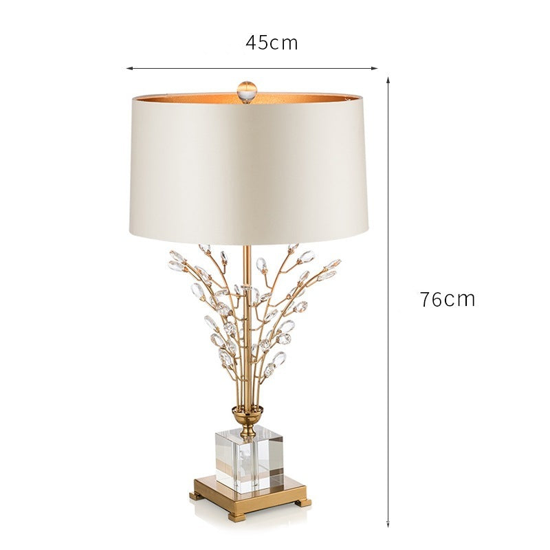 Modern Light Luxury Crystal Table Lamp